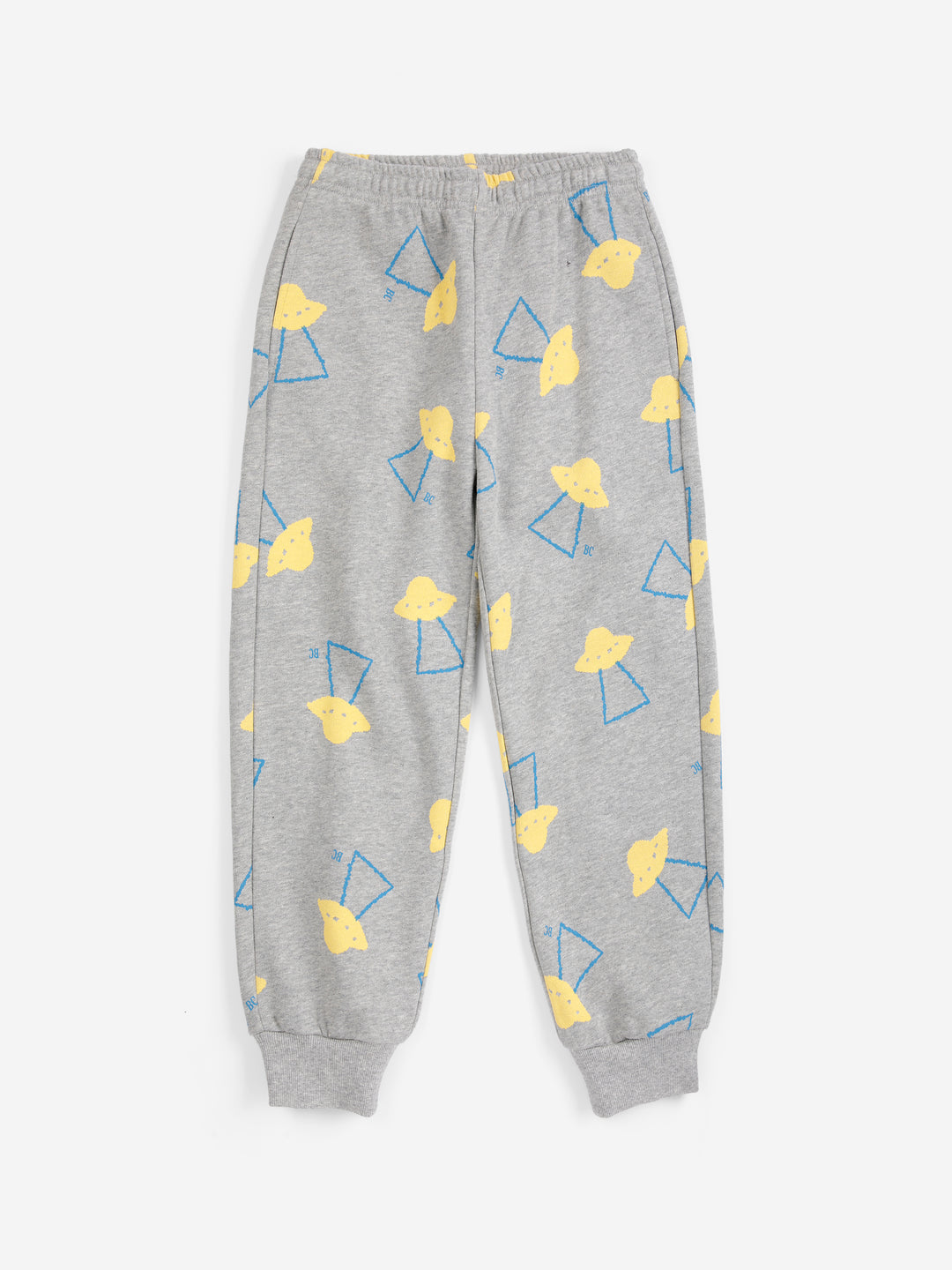 Bobo Choses - Pixel Abduction All Over Jogging Pants Light Heather Grey