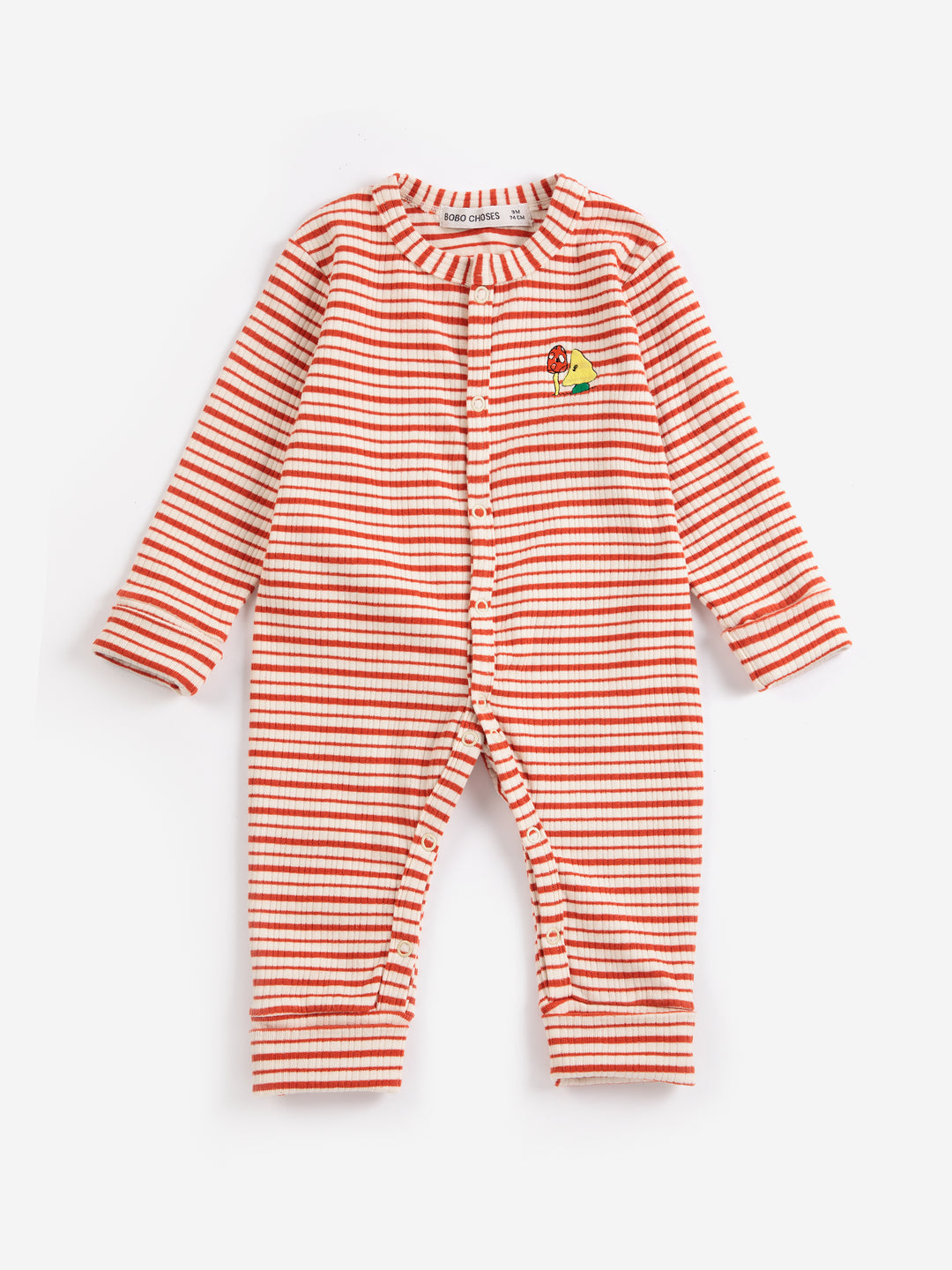 Bobo Choses - Mush Monsters Duo Stripes Overall Offwhite