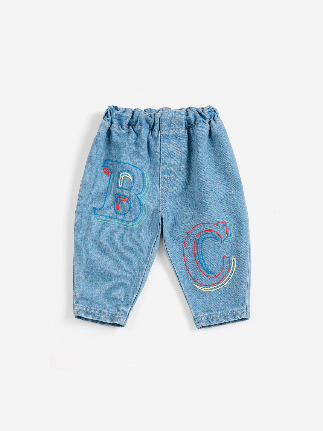 Bobo Choses - B.C. Embossed Denim Pants Blue