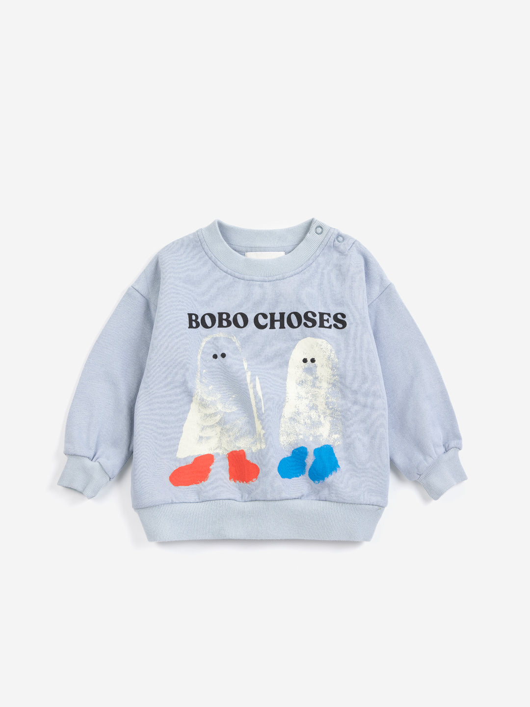 Bobo Choses - Booty Ghosts Sweatshirt Light Blue