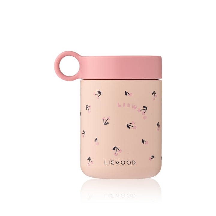 Liewood Kiani geïsoleerd voedselpotje Mini Cherry Heart Rosey van 350 ml
