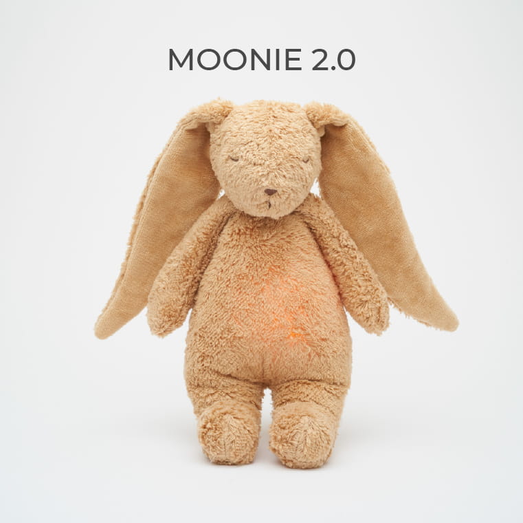 Moonie - Knuffel The Humming Bunny 2.0 Cappuccino Natur