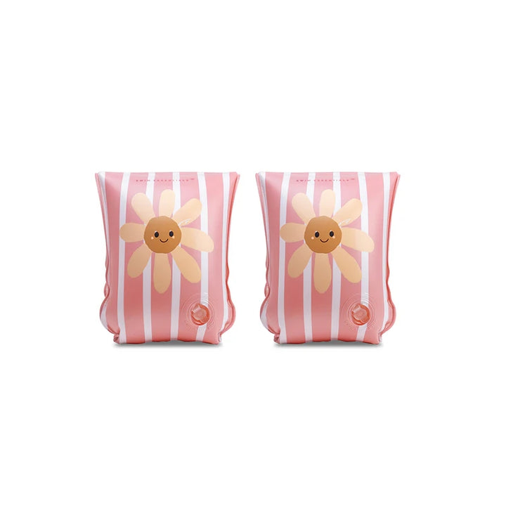Swim Essentials Daisy Flowers Lilac zwembandjes voor kinderen van 0 tot 2 jaar.