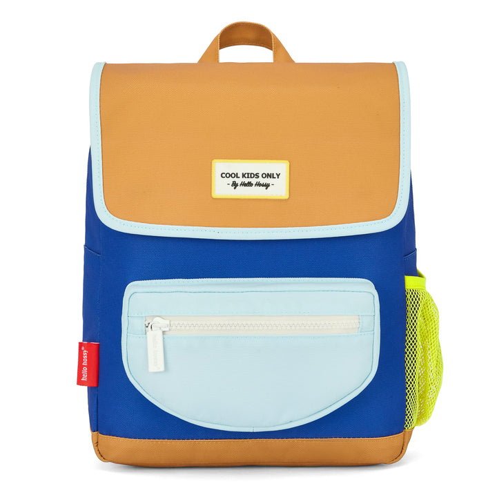 Hello Hossy Mini Blue Canyon rugzak van gerecycled polyester voor kinderen van 2 tot 5 jaar.