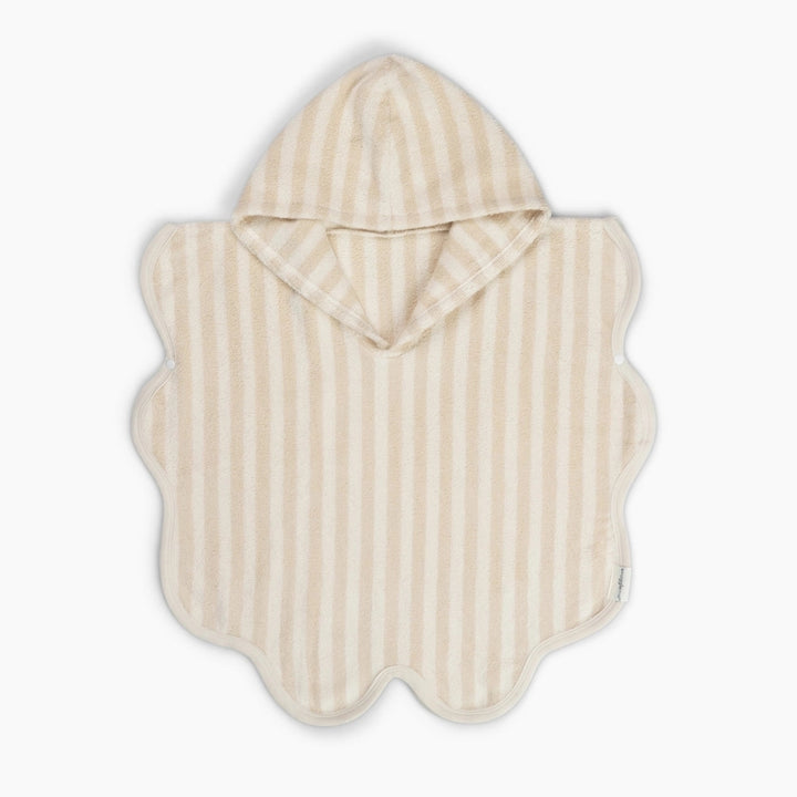 Snuggle Me poncho in naturel van 100% biologisch katoen voor kinderen van 1 tot 3 jaar.