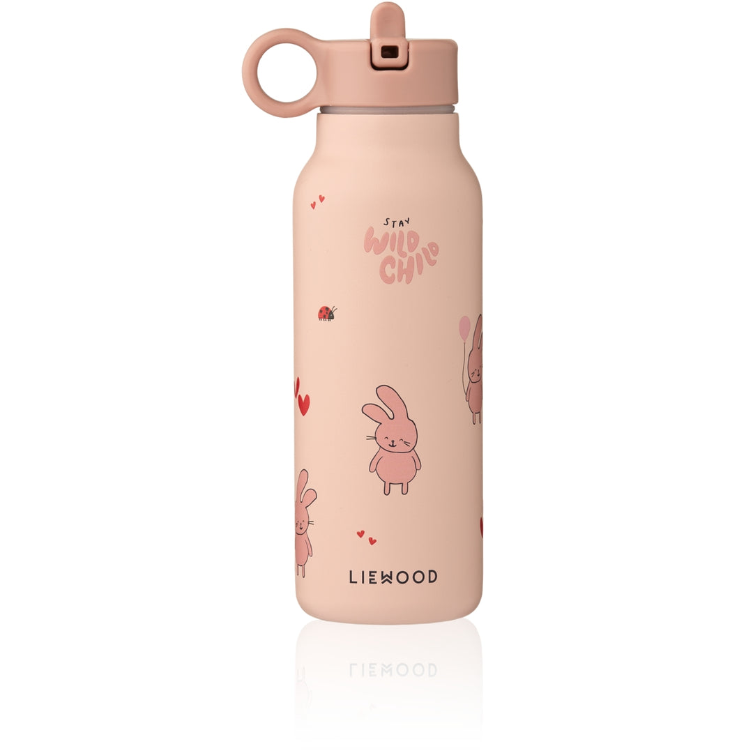 Liewood - Waterfles Falk 350ml Wild child / Rosey