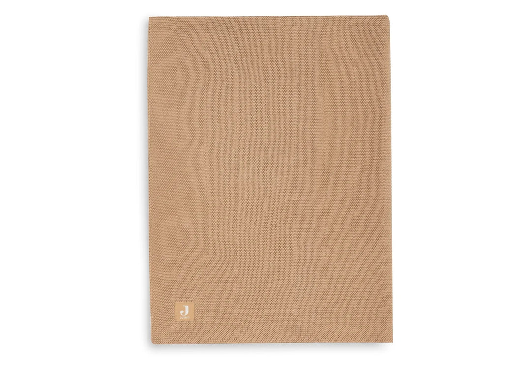 Jollein - Deken Wieg 75x100cm Basic Knit Hazel