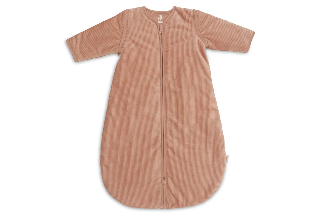 Jollein - Slaapzak Afritsbare Mouw 90cm Rib Light Terra