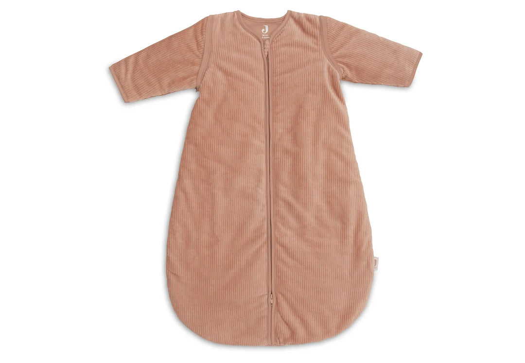 Jollein - Slaapzak Afritsbare Mouw 70cm Rib Light Terra