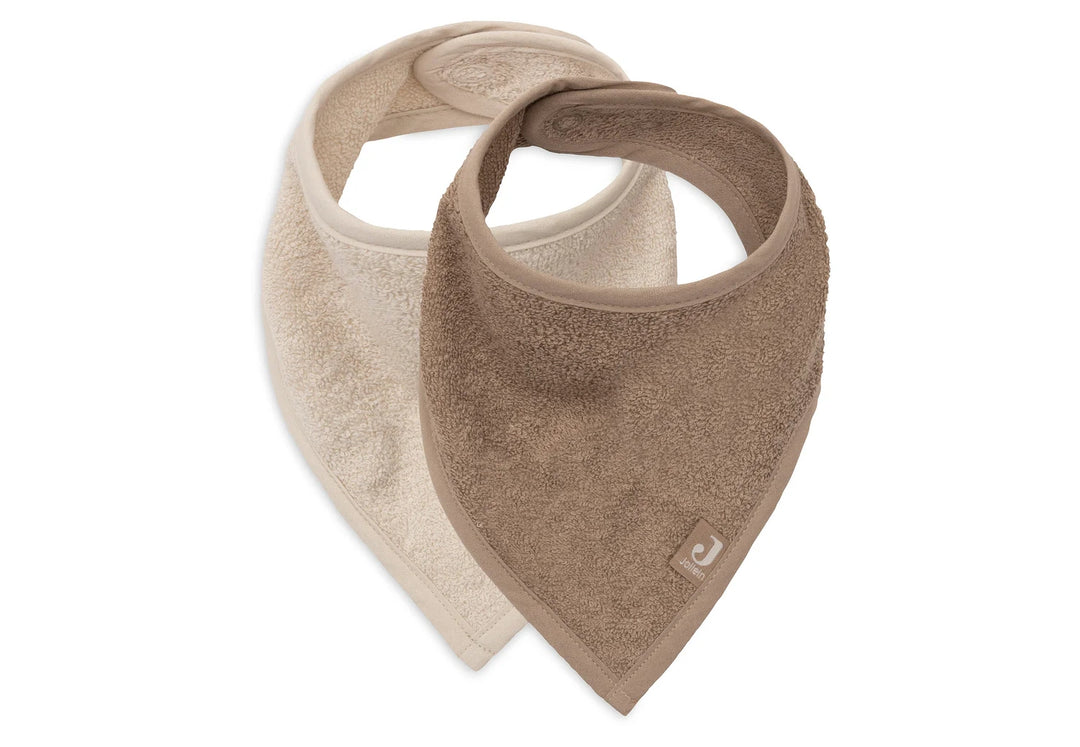 Jollein - Slab Bandana Sand/Milky Coffee (2Pack)