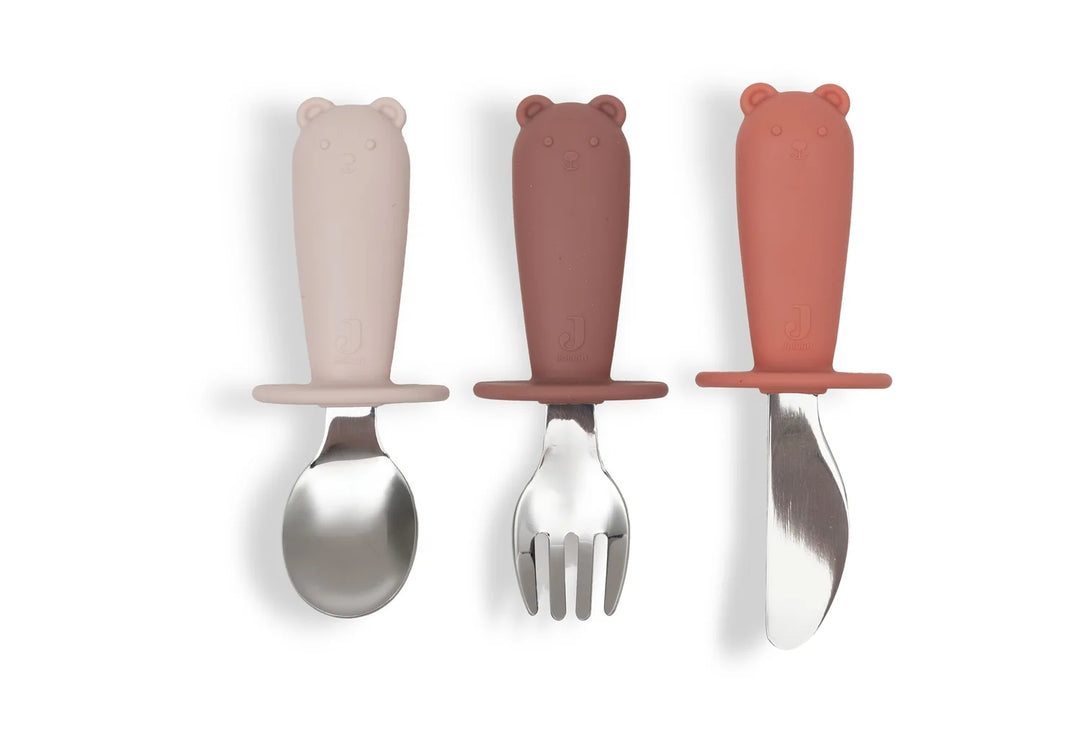 Jollein - Bestekset Siliconen Blush Shades