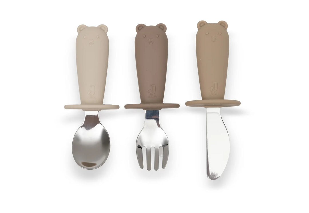Jollein - Bestekset Siliconen Natural Shades
