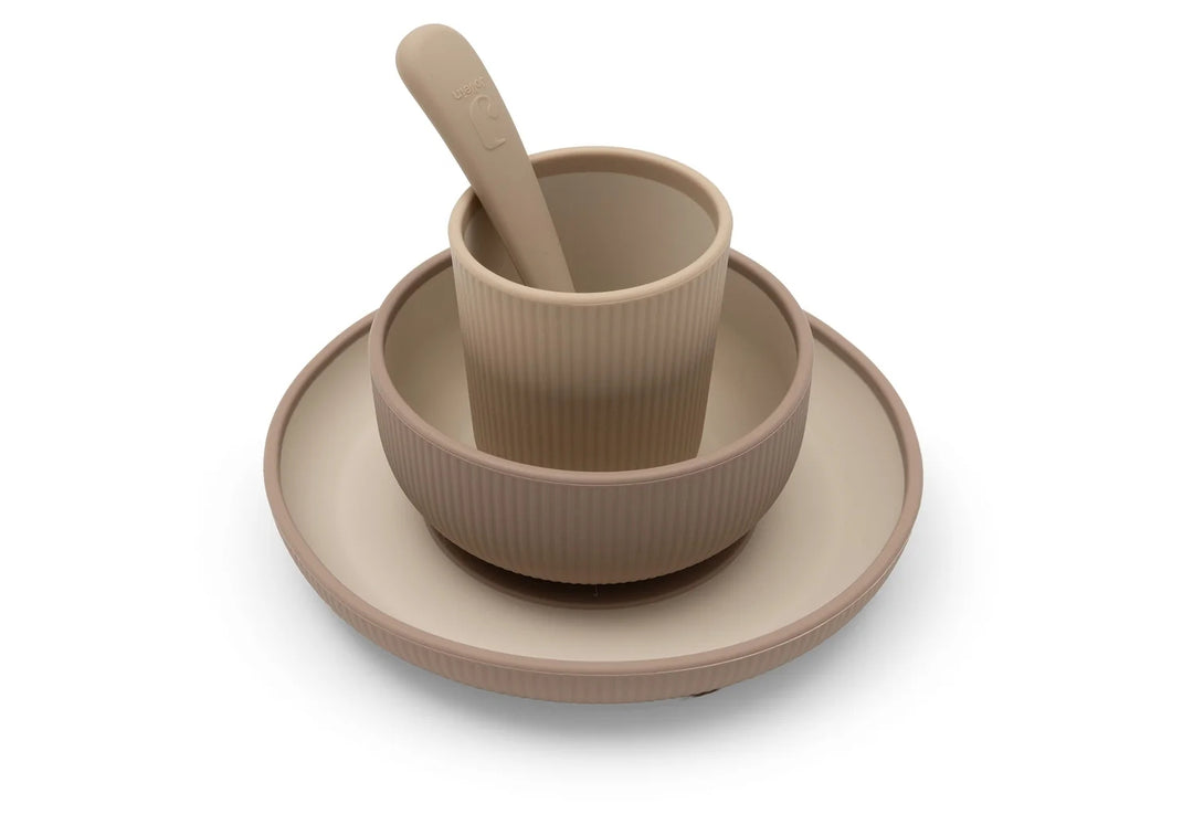 Jollein - Eetset Siliconen Natural Shades