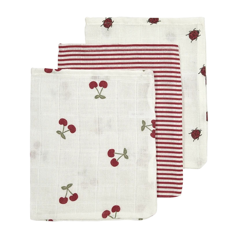 Meyco - Washandjes Girly Garden (3pack) | Multicolour