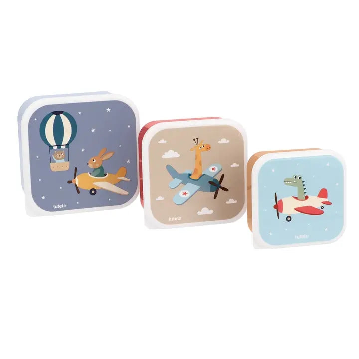 Tutete - Snackdoosjes (3pack) | Planes