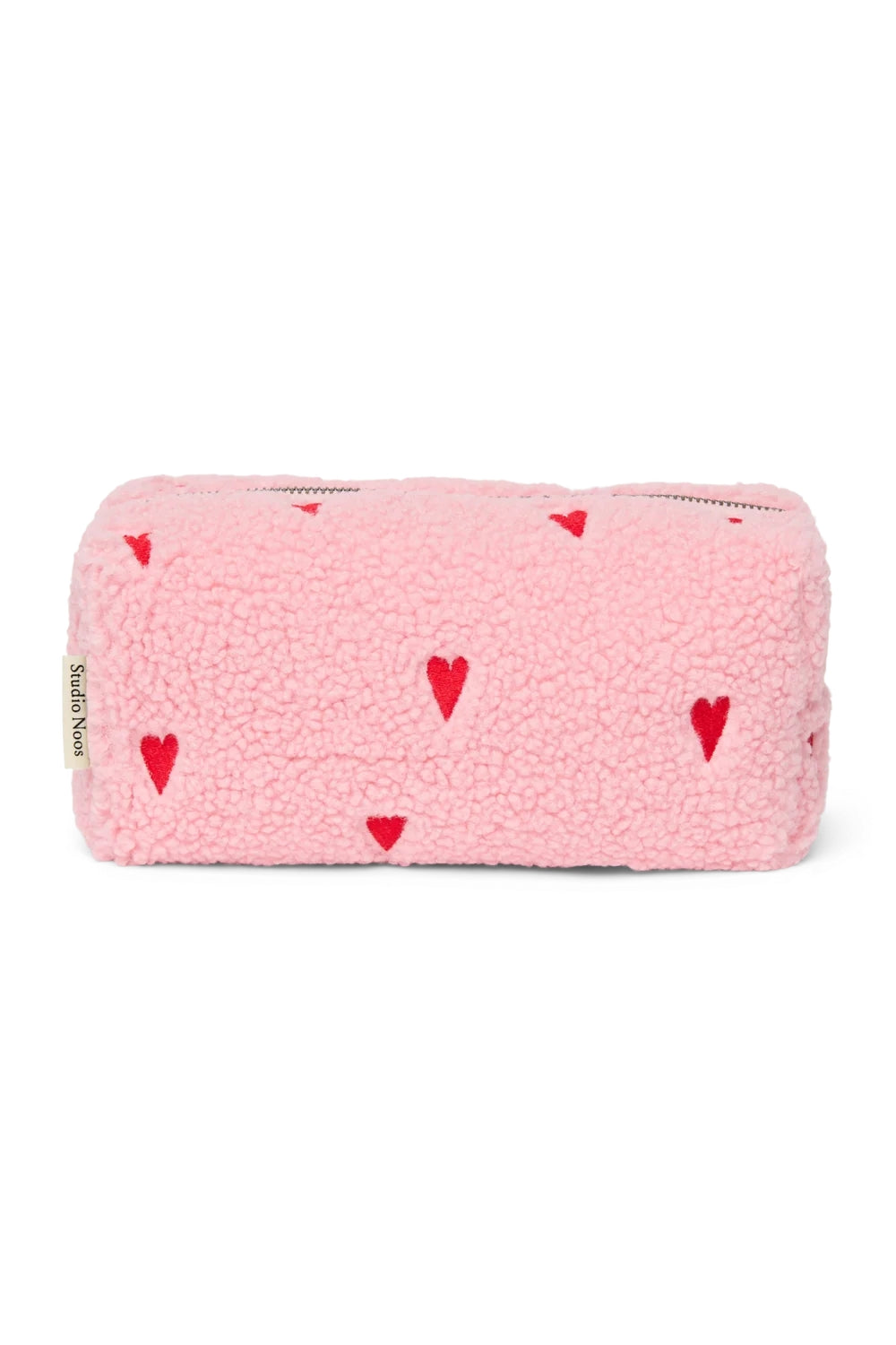 Studio Noos - Pouch Teddy | Light Pink Hearts