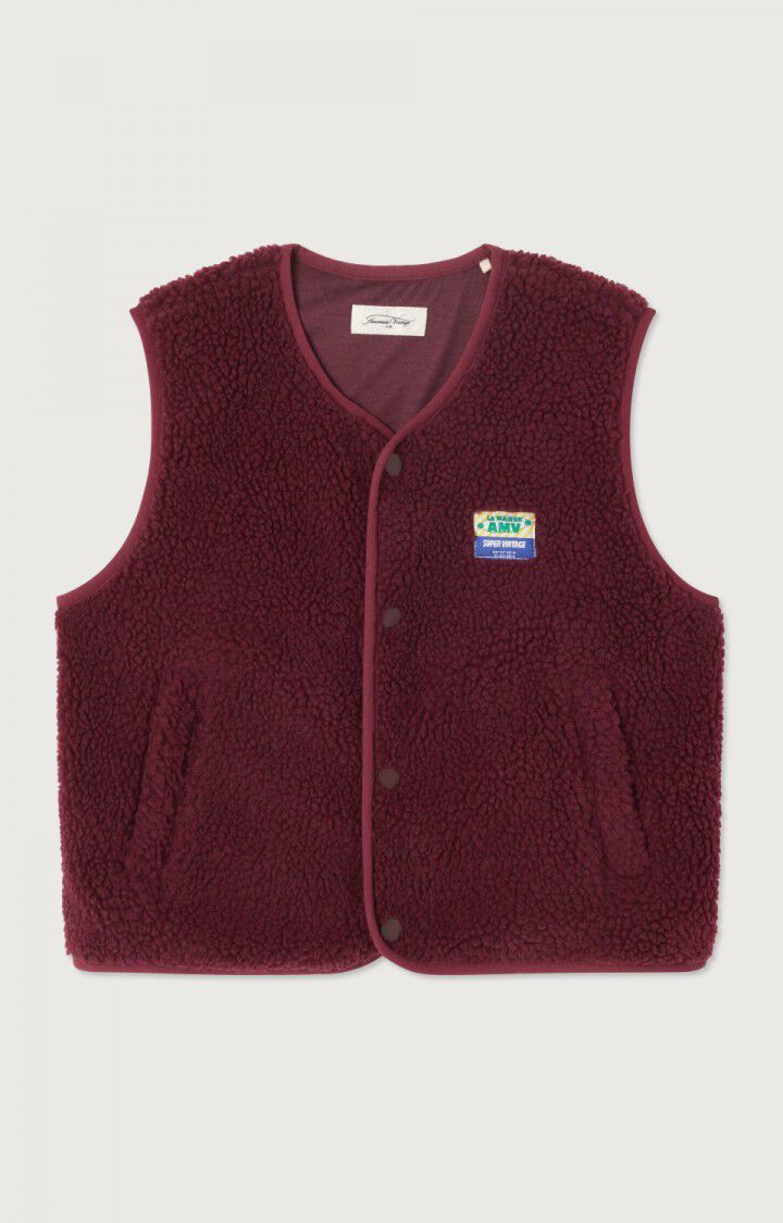 American Vintage - Bodywarmer Hoktown | Bordeaux Chine