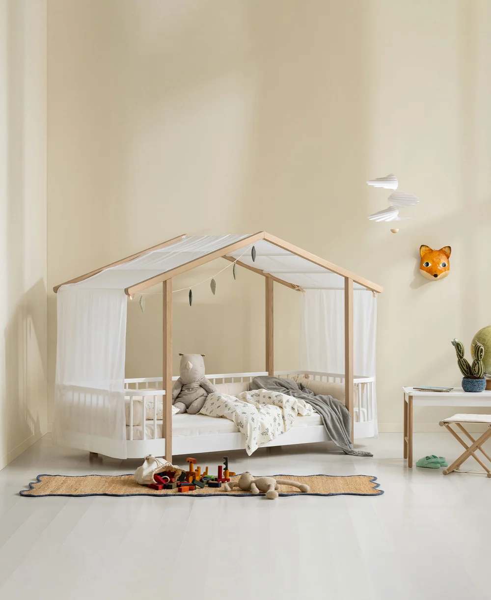 Oliver Furniture - Bedhemel voor House Bed | Transparent White