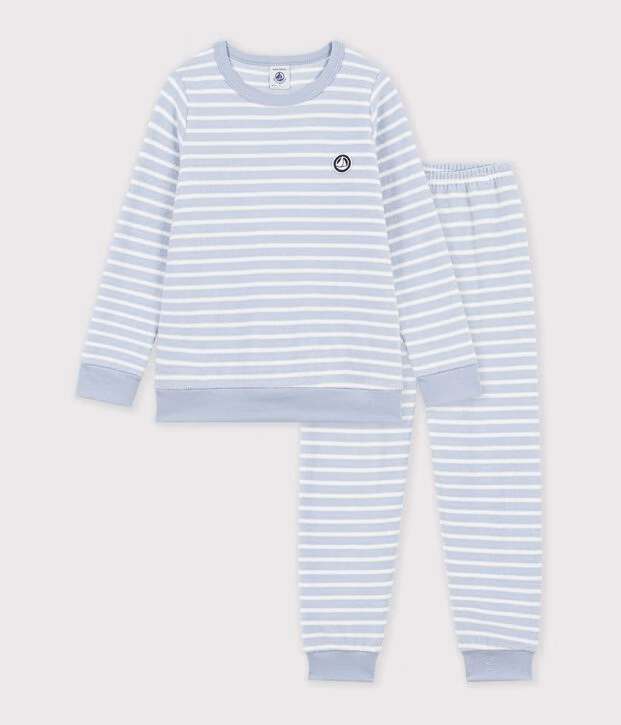 Petit Bateau - Pyjama 2-delig Polaire/Milk