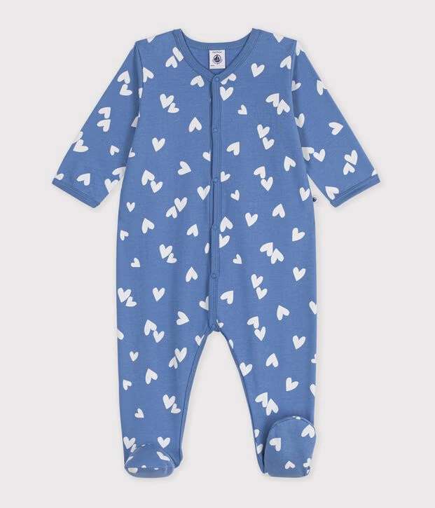 Petit Bateau - Pyjama met Voetjes Riviera/Marshmallow