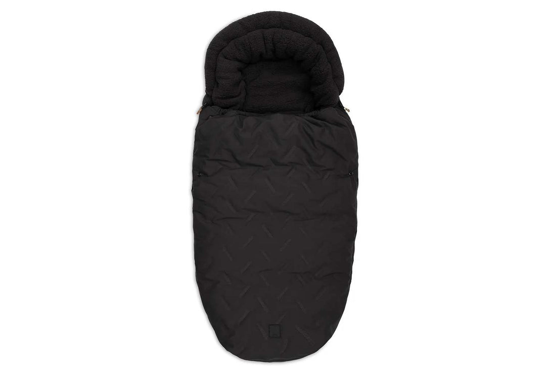 Jollein - Voetenzak Buggy / Kinderwagen Embossed | Nearly Black