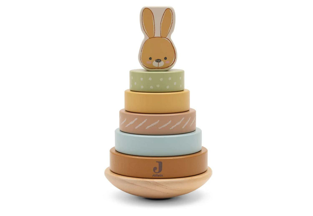 Jollein - Houten Tuimelstapelaar Bunny Luz
