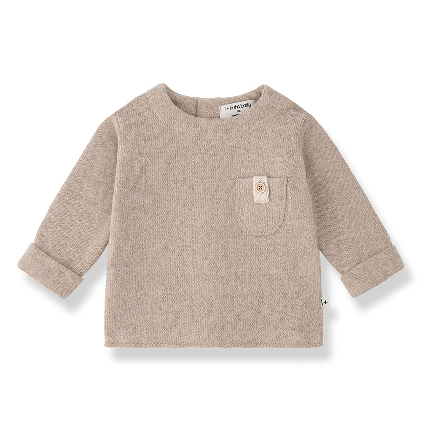1+ In The Family - Sweatshirt Brantes Beige