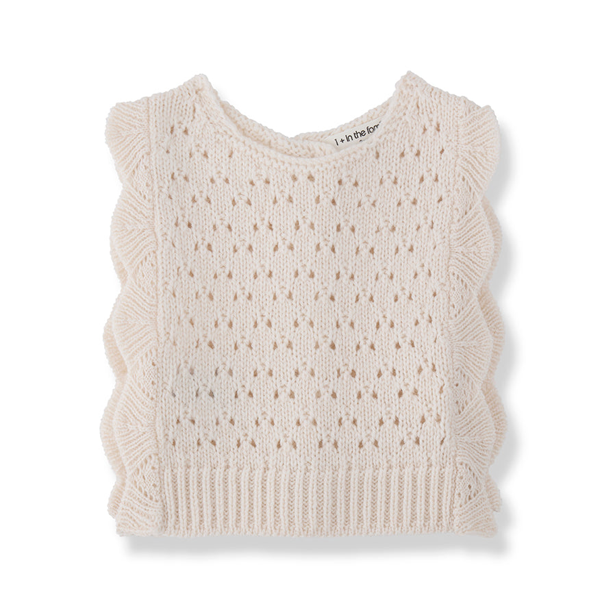 1+ In The Family - Bodywarmer Paris Ecru