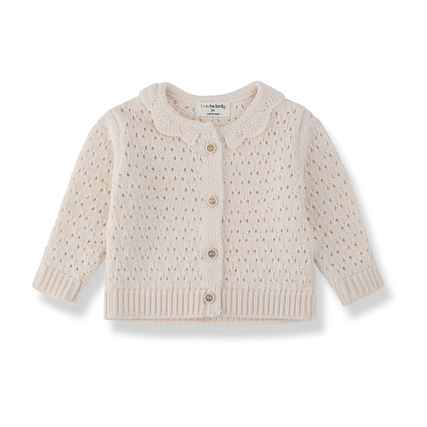 1+ In The Family - Cardigan Nimes Ecru