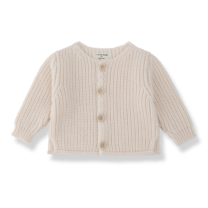 1+ In The Family - Cardigan Antibes Ecru