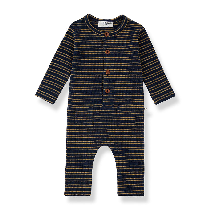1+ In The Family - Kruippakje Goose Blue