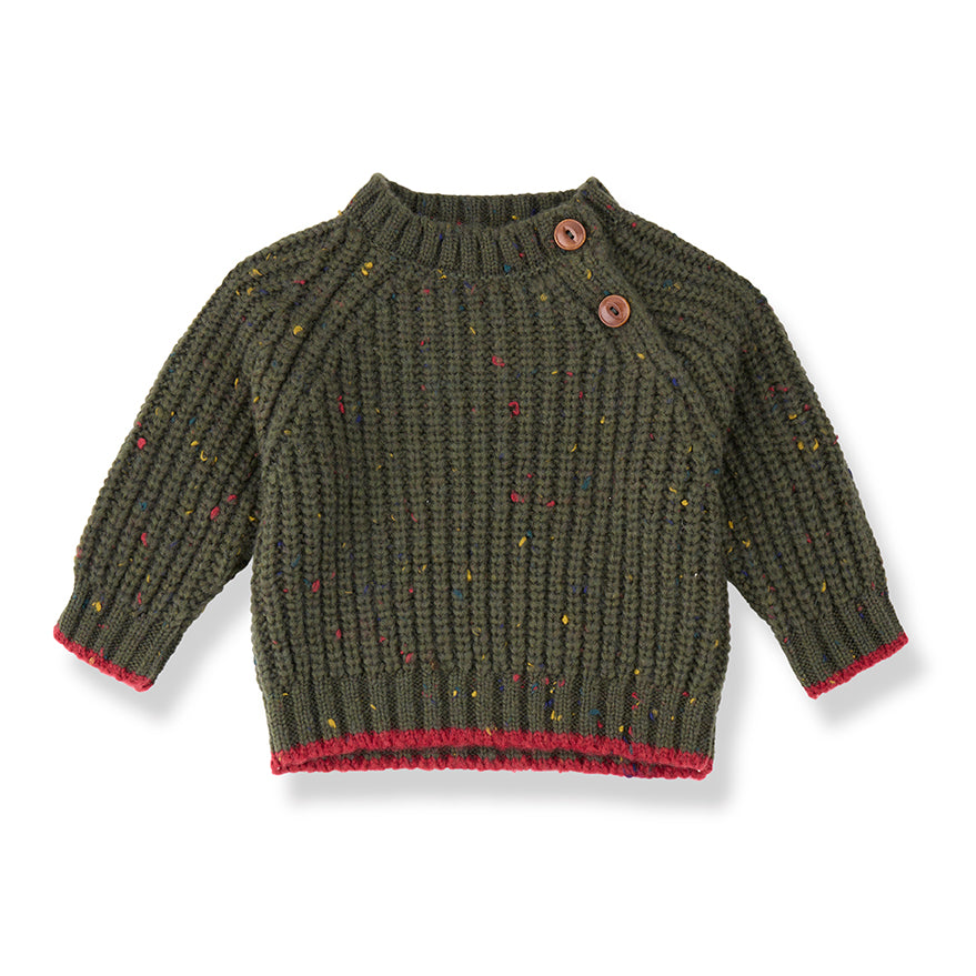 1+ In The Family - Trui Maligne Khaki