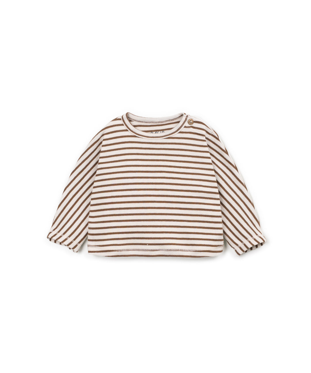 Play Up - Striped Rib Sweater Tufting