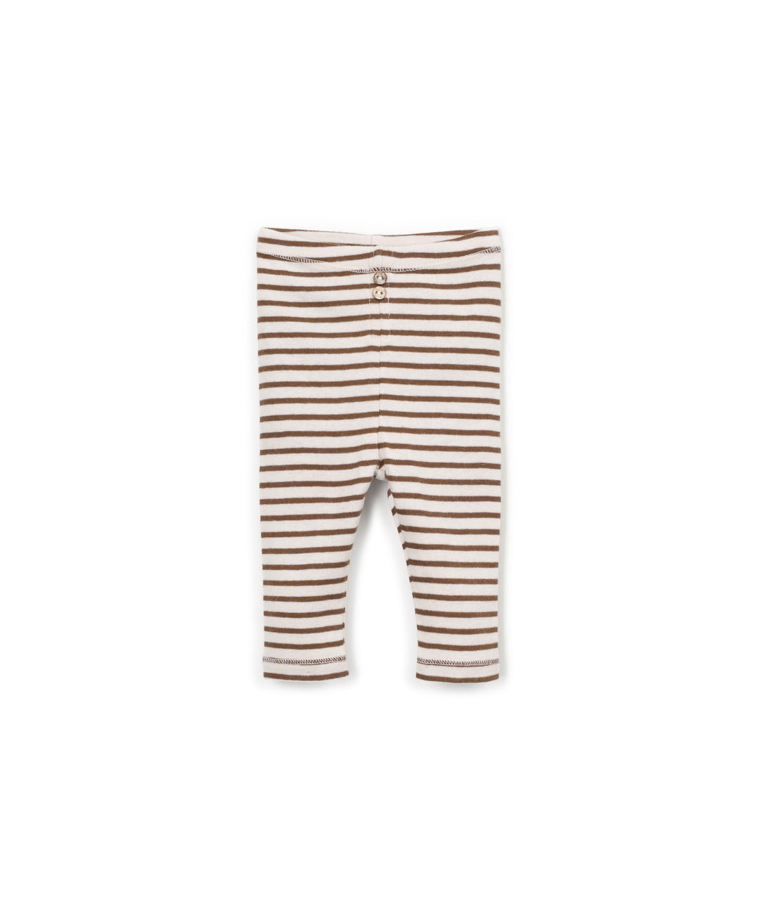Play Up - Striped Rib Leggings Tufting Baby