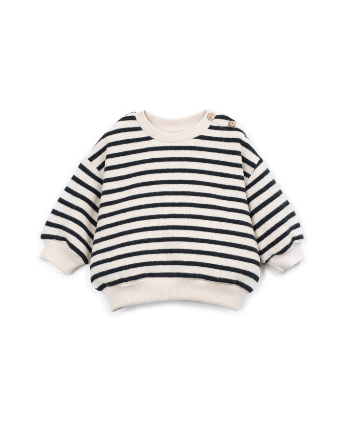 Play Up - Striped Jersey Sweater Cocoon