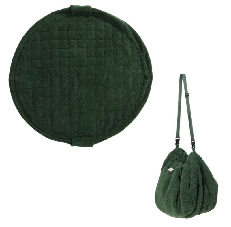Play & Go - Noomad Soft Opbergzak/Speeldeken | Evergreen Teddy