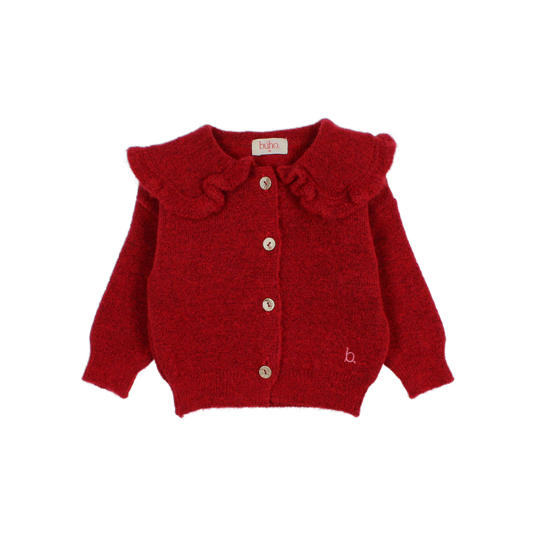 Buho - Baby Girly Cardigan Cherry