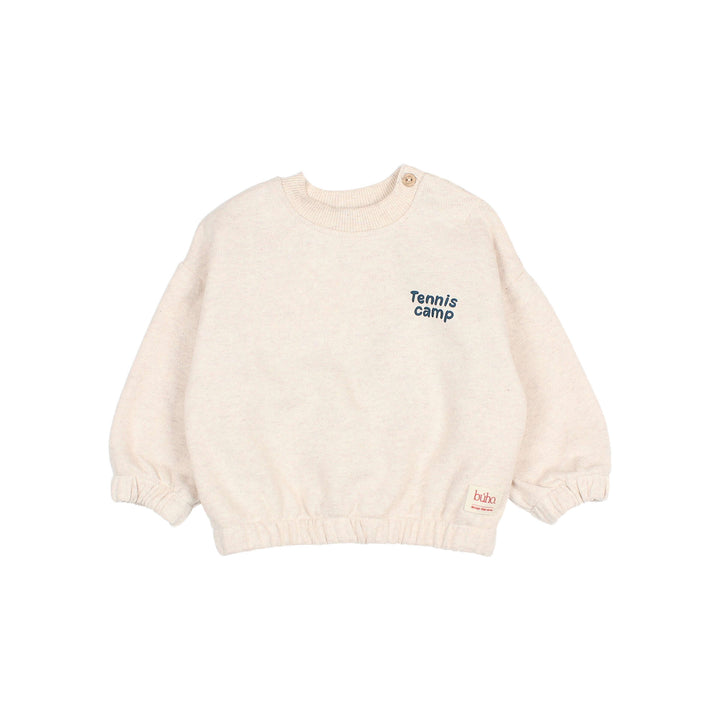 Buho - Baby Tennis Sweatshirt Ecru Melange