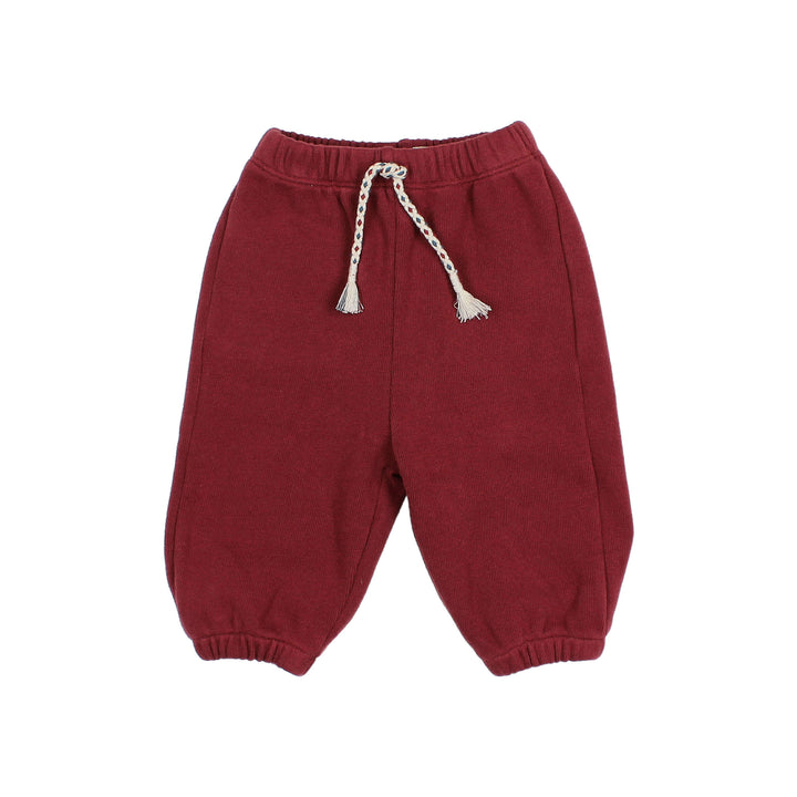 Buho - Baby Soft Fleece Jogger Pomegranate