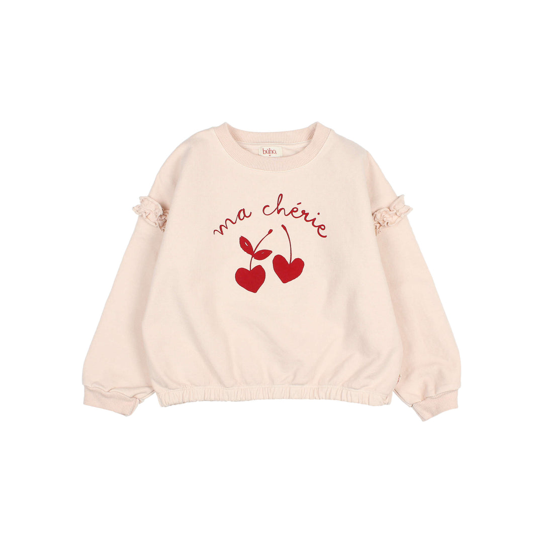 Buho - Chérie Sweatshirt Cream Pink