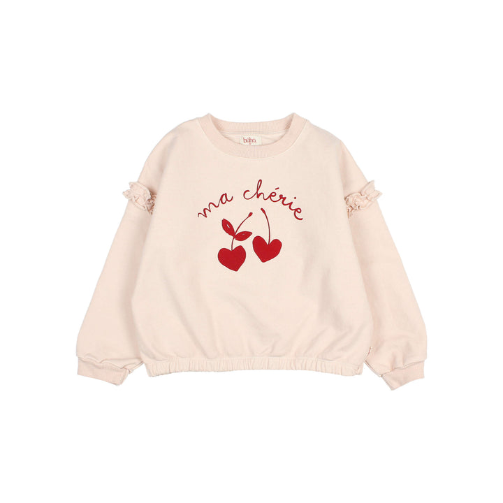 Buho - Chérie Sweatshirt Cream Pink
