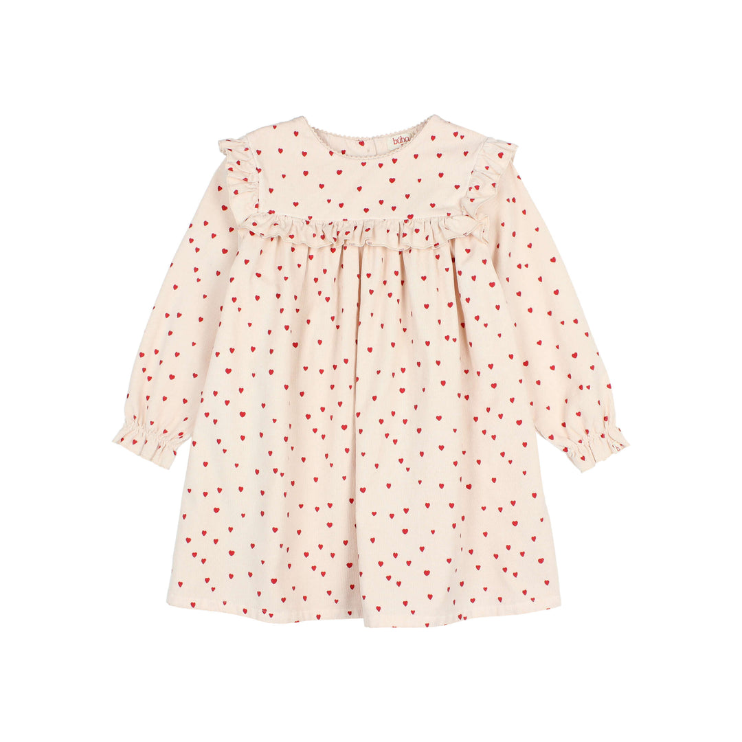 Buho - Mini Cuore Dress Cream Pink