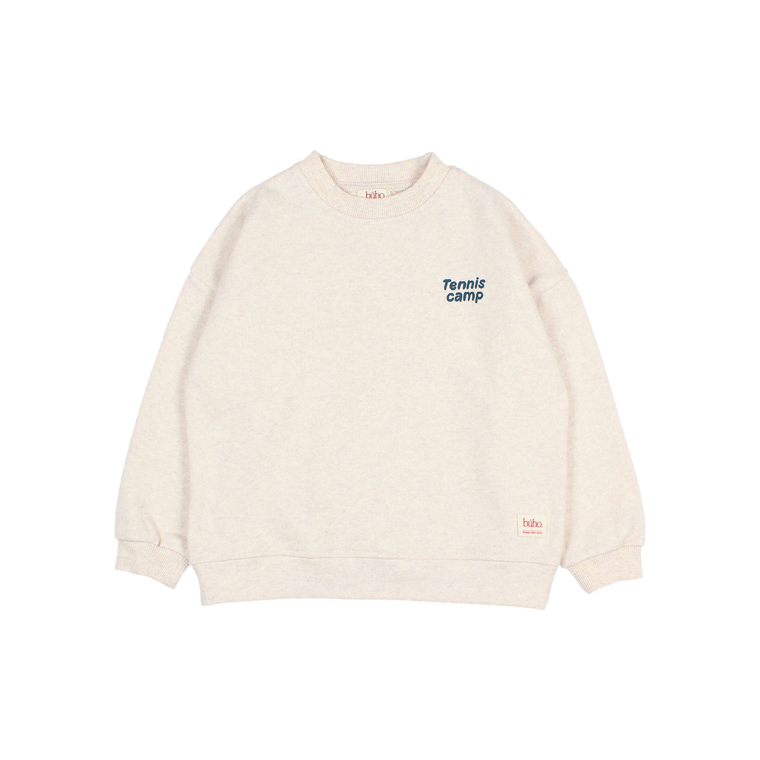 Buho - Tennis Sweatshirt Ecru Melange