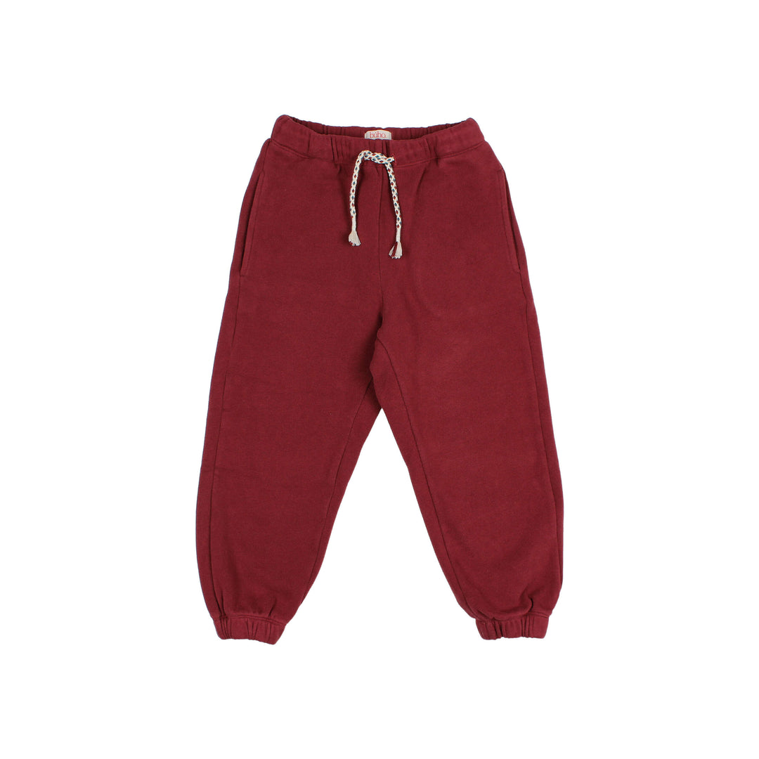 Buho - Soft Fleece Jogger Pomegranate