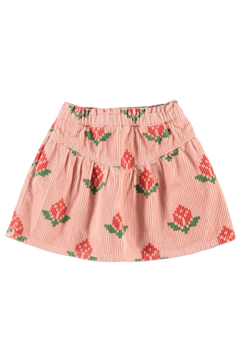 Piupiuchick - Rok Pink Big Flowers