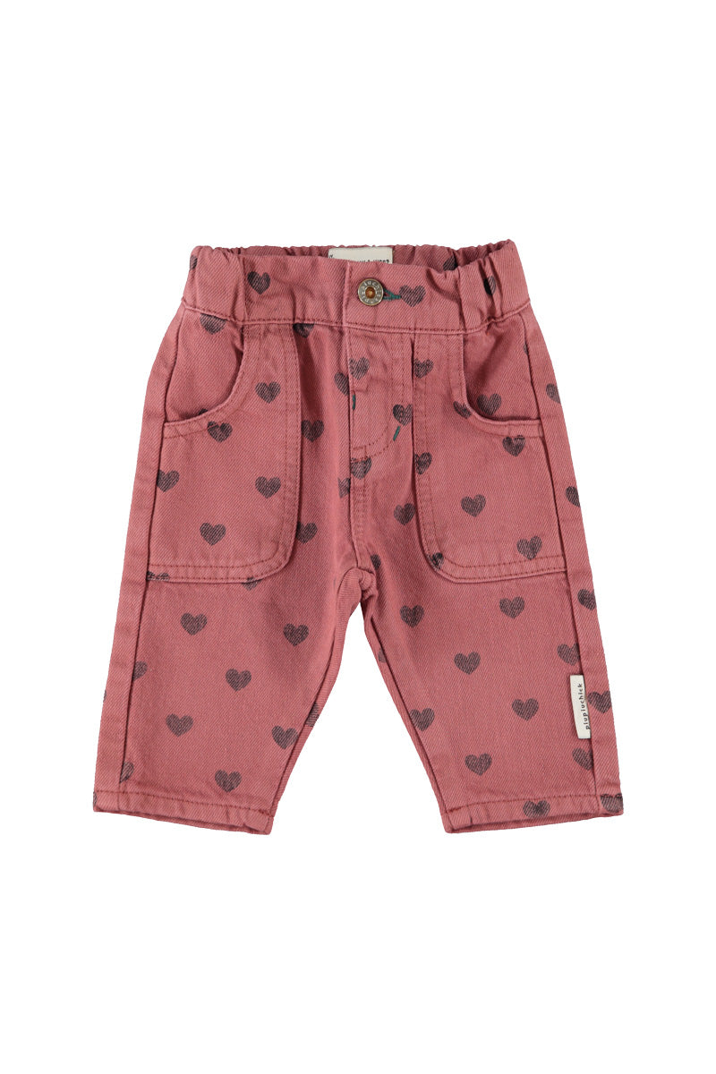 Piupiuchick - Broek Pink Black Hearts