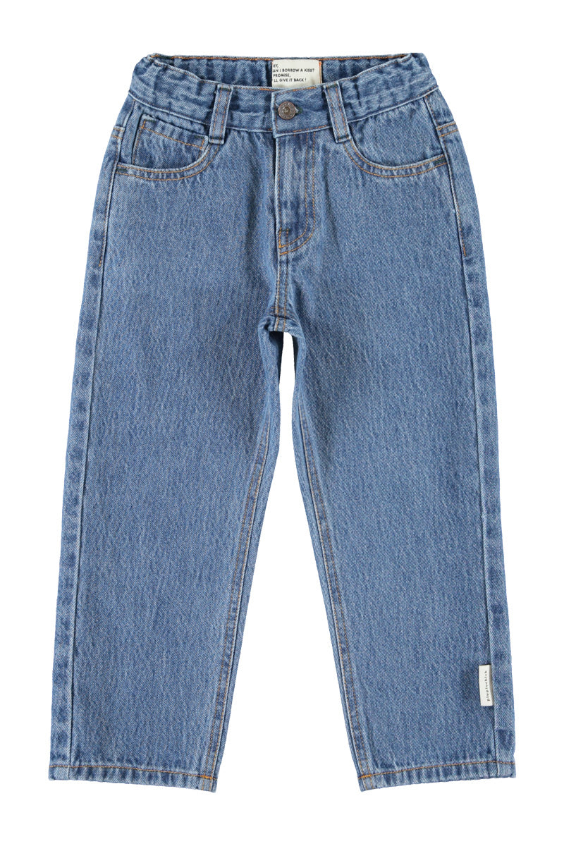 Piupiuchick - Broek Washed Navy Denim Baby