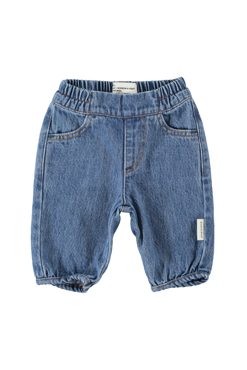 Piupiuchick - Broek Washed Navy Denim