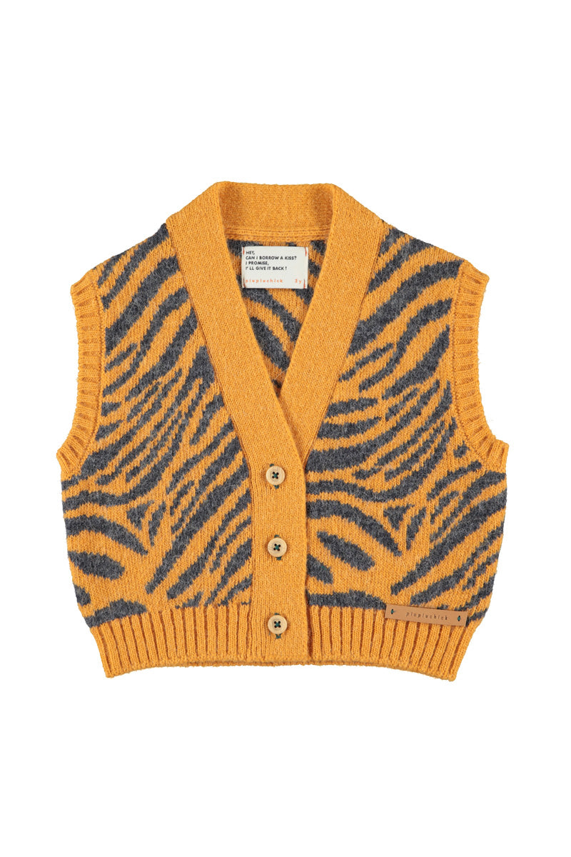 Piupiuchick - Jas Orange Zebra Print