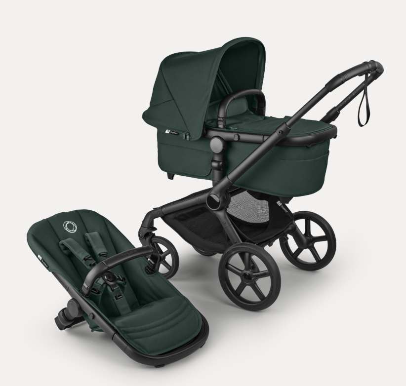 Bugaboo - Kinderwagen Fox5 Renew compleet | Black/Fern Green